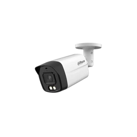 Dahua Analóg csőkamera - HAC-HFW1200TLM-IL-A (DualLight, 2MP,2,8mm,kültéri,IR+LED40m,ICR,IP67, DWDR,mikrofon,műanyag)