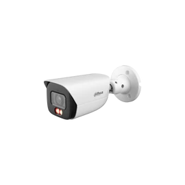 Dahua IP csőkamera - IPC-HFW3849E-AS-IL (AI, 8MP, 2,8mm, H265+, IR+LED30m;  IP67, ICR, WDR, SD, I/O, PoE, mikrofon)