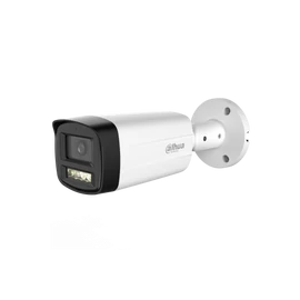 Dahua Analóg csőkamera - HAC-HFW1500TH-IL-A (5MP, kültéri, 3,6mm, IR+LED80m, ICR, IP67, DWDR, mikrofon)