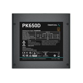 DeepCool Tápegység 650W - PK650D (80 Plus Bronze, Aktív PFC, 12cm )