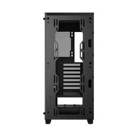 DeepCool Számítógépház - CC560-100034 (fekete, ablakos, venti nélkül, Mini-ITX / Mico-ATX / ATX, 1xUSB3.0, 1xUSB2.0)