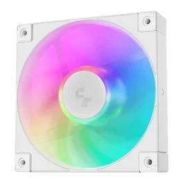DeepCool Cooler 12cm - FD12 ARGB WH (27,6dB; max. 109,07 m3/h; 3pin csatlakozó; hydro bearing, ház hűtésre, PWM, fehér)
