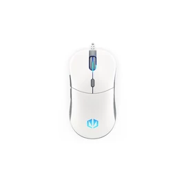 Endorfy Egér - GEM Plus Onyx (19 000 DPI, ARGB, PixArt chip, optikai, 1,8m, fehér)