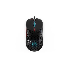 Endorfy Egér - LIX Plus (Honeycomb, 19 000 DPI, ARGB, PixArt chip, optikai, 1,8m, fekete)