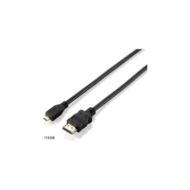 Equip Kábel - 119308 (HDMI1.4 - MicroHDMI kábel, apa/apa, 2m)