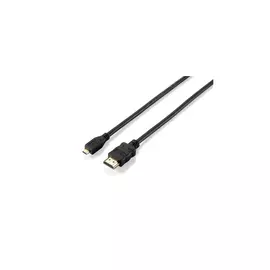 Equip Kábel - 119309 (HDMI1.4 - MicroHDMI kábel, apa/apa, 1m)