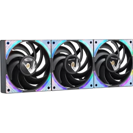 Formula Cooler 12cm - 3db Air Bridge Plus BK (1-27,2dB, max. 63,2 m3/h, 4pin csatlakozó, hydro bearing, ARGB)