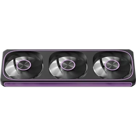 Formula Cooler 12cm -  3db Air Fusion 3 BK (37,93dB,max.39,64 CFM, PWM4-Pin+ARGB3-Pin, hydro bearing, ház hűtésre, ARGB)
