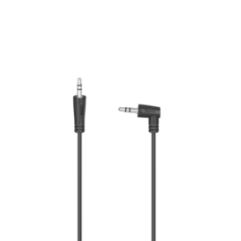 Hama Kábel - 205285 (audio összekötő, 90 fok, 3,5mm jack, 0,5m, fekete)