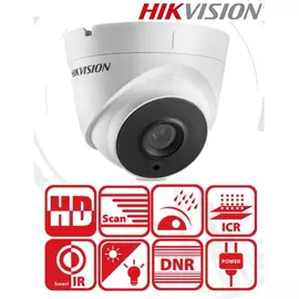 Hikvision 4in1 Analóg turretkamera - DS-2CE56D0T-IT3F (2MP, 2,8mm, kültéri, EXIR40m, D&N(ICR), IP66, DNR)