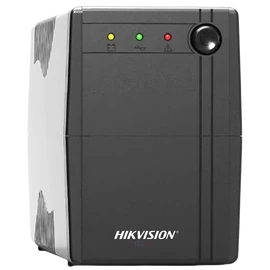 Hikvision Szünetmentes  600VA - DS-UPS600 (2 Schuko, line-interaktív, fekete)