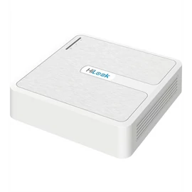HiLook NVR rögzítő - NVR-104H-D/4P (4 csatorna, H265+, HDMI+VGA, 2xUSB, 1x Sata, 4x PoE)