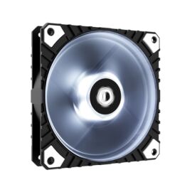 ID-Cooling Cooler 12cm - WF-12025-XT-W (14-35dB, max. 120,96 m3/h, 4pin csatlakozó, PWM, Fehér LED)