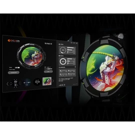 ID-Cooling CPU Water Cooler - Space SL240 (13.8-30.5dB; max. 132,52 m3/h; 2x12cm, A-RGB LED, fekete)