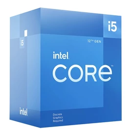 Intel Processzor - Core i5-12400F (2500Mhz 18MBL3 Cache 10nm 65W skt1700 Alder Lake) BOX No VGA