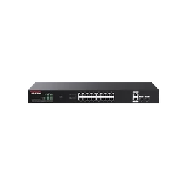 IP-COM Switch PoE - G1120P-16-150W (18x1Gbps; 2x SFP; 16 af/at PoE+ port; 135W, Rackbe szerelhető)