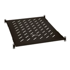 Legrand Rackszekrény polc - (19", 1U, fix, 600 mm mély, 4 ponton rögzíthető, 50kg, Linkeo, Fekete)