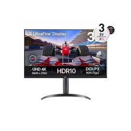 LG Monitor 32" - 32UR550K-B (VA; 16:9; 4K 3840x2160; 4ms; 250cd; 60Hz; HDMIx2; DP;  Spkr, Pivot)