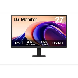 LG Monitor 27" - 27U631A-B (IPS; 16:9; 2560x1440; 5ms; 250cd; 100Hz; HDMI; HDR; USB-C; HDR; sRGB99%)
