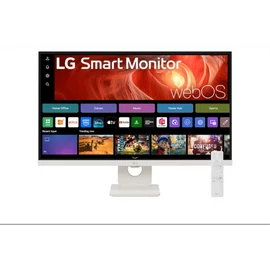 LG Monitor 27" - 27U731SA-W Smart (IPS; 16:9; 3840x2160; 5ms; 350cd; 60Hz; HDMIx2; HDR; USB-C; BT; WiFi; Airplay2; Spkr)