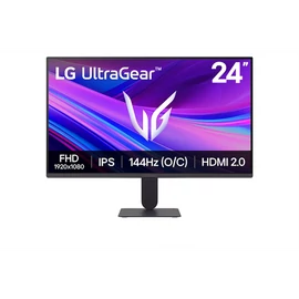 LG Monitor 24" Gamer - 24G411A-B (IPS; 16:9; 1920x1080; 144Hz; 5ms; 250cd; HDMI; DP; FreeSync; G-sync; HDR10)