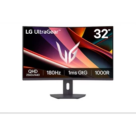 LG Monitor 32" Gamer - 32G600A-B (Ívelt; VA; 16:9; 2560x1440; 180Hz; 1ms; 300cd; HDMIx2; DP; Freesync, HDR, Mag.áll)