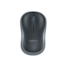 Logitech Egér - M185 (Vezeték nélküli, Optikai, Notebook, 1000 DPI, szürke)