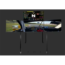 Next Level Racing Szimulátor kijelző állvány - Freestanding Complete Quad Monitor Stand - Black Edition