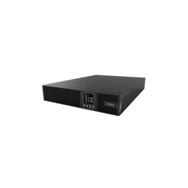 NJOY Szünetmentes 3000VA - Aster 3K (8x IEC C13, On-line, RS232, USB, szoftver, LCD kijelző, 2U rack)
