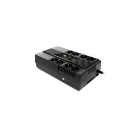 NJOY Szünetmentes 600VA - Token 600 (8 Schuko, line-interaktív, HID USB, túlfeszültség védett, fekete)