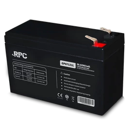 RPC Akkumulátor - GP07121L (12V/7Ah, T1/F1, zárt, gondozás mentes, AGM)