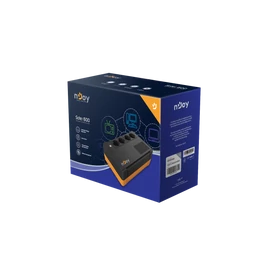 NJOY Szünetmentes  600VA - Soter 600 (4 Schuko kimenet, USB, AVR, line-interaktív, fekete)