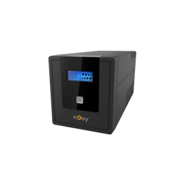 NJOY Szünetmentes  1000VA - Cadu 1000 (2 Schuko, line-interaktív, USB menedzsment, RJ11/45 vonalvédelem(1Gb/s), fekete)
