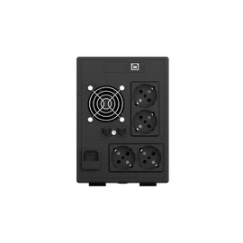 NJOY Szünetmentes  1500VA - Cadu 1500 (4 Schuko, line-interaktív, USB menedzsment, RJ11/45 vonalvédelem(1Gb/s), fekete)