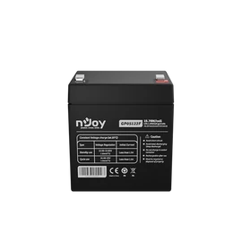 NJOY Szünetmentes akkumulátor - GP05122F (12V/5Ah, T2/F2, zárt, gondozás mentes, AGM)