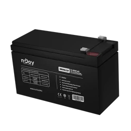 NJOY Szünetmentes akkumulátor - HR09122F (12V/9Ah, High Rate Discharge,  Long-life, T2/F2, zárt, gondozás mentes, AGM)