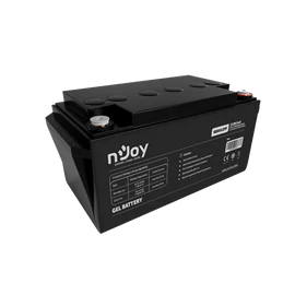 NJOY akkumulátor - GE6512FF (12V/65Ah, T6, zárt, gondozás mentes, GEL)