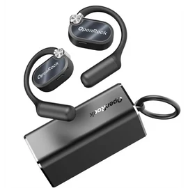 ONEODIO Sport Fejhallgató - OpenRock X Black (premium, légvezetés, BT 5.3, fekete)