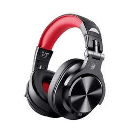 ONEODIO DJ Fejhallgató - Fusion A71 Red (Vezetékes, 3,5mm, 6,35mm jack, Hi-Res Audio)