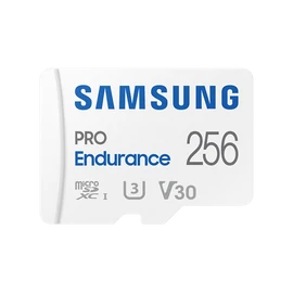 Samsung MicroSD kártya - 256GB MB-MJ256KA/EU (PRO Endurance, Class10, R100/W40, adapter, 256GB)