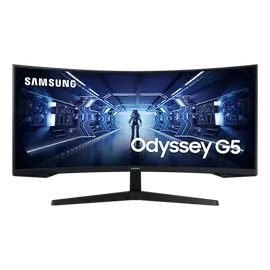 Samsung Monitor 34" - C34G55TWWP (VA, 3440x1440, 21:9, WQHD, 165HZ, 250cd/m2, 1ms, Curved)