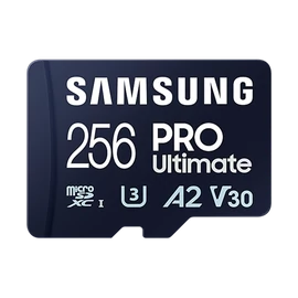 Samsung MicroSD kártya - 256GB MB-MY256SB/WW (PRO Ultimate kártyaolvasóval,  Class10, R200/W130, 256GB)