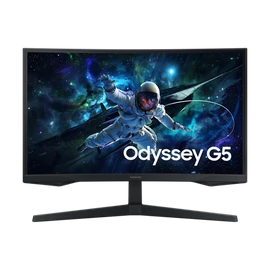 SAMSUNG Monitor 27" - S27CG552EU (VA, 2560x1440, 16:9, QHD, 165HZ, 300cd/m2, 1ms, Ívelt)