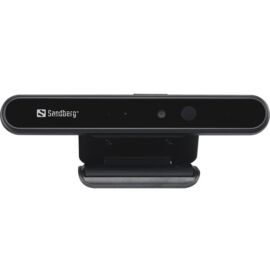 Sandberg Webkamera - Face-ID Webcam 1080p (1920x1080, 2MP, Látószög: 72°, 30 FPS, USB 2.0, univerzális csipesz,mikrofon)