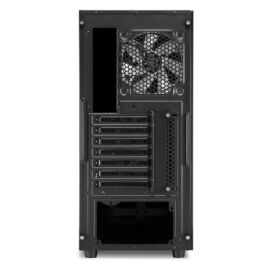 Sharkoon Számítógépház - TG6M RGB (fekete; ATX,mATX; alsó táp; 7x120mm v.; 2xUSB3.0, 2xUSB2.0, I/O)