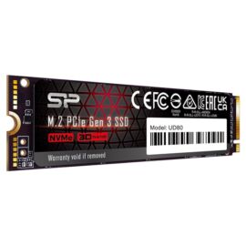 Silicon Power SSD - 1TB UD80 (r:3400MB/s; w:3000 MB/s, NVMe 1.4 támogatás, M.2 PCIe Gen 3x4)