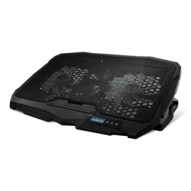 Spirit of Gamer Notebook Hűtőpad 17"-ig - AIRBLADE 600 Blue (15dB; max. 95,14 m3/h; 2x12cm, LED, 2xUSB2.0)