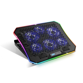 Spirit of Gamer Notebook Hűtőpad 17"-ig - AIRBLADE 1200 RGB (18dB; max. 79 m3/h; 3x11cm+3x70cm, RGB LED, 2xUSB2.0)