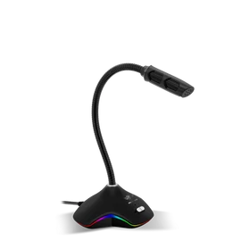 Spirit of Gamer Mikrofon - EKO 300 (RGB. USB csatlakozó, 150cm kábel, fekete)