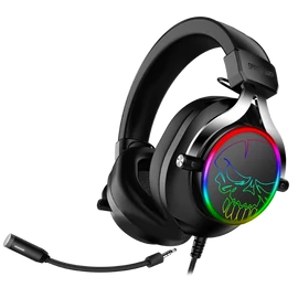 Spirit of Gamer Fejhallgató - MIC-XH600 (MultiPlatform, 7.1, mikrofon, hangerőszabályzó, nagy-párnás, fekete)